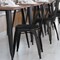 Flash Furniture Black Metal Stack Chair with Black Poly Resin Seat CH-31230-BK-PL1B-GG - alternate 2